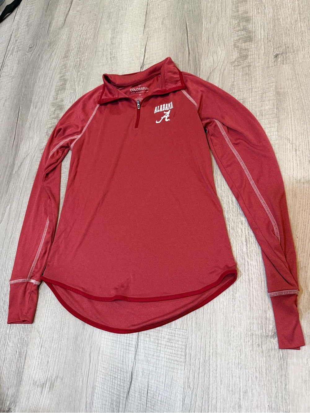 Colosseum Alabama Crimson Quarter-Zip Sun Shirt